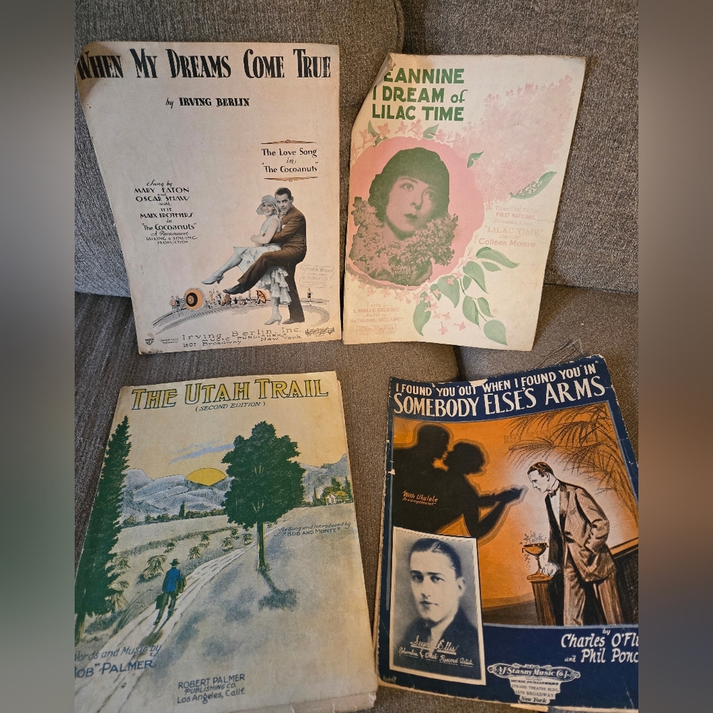 Vintage Sheet Music Collection Lot